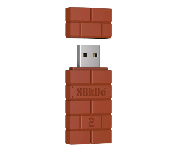 8BitDo USB Wireless Adapter 2 - Brown RET00311 - 1106089 - zdjęcie